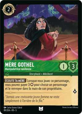 Mother Gothel - Conceited Manipulator