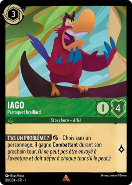 Iago - Loud-Mouthed Parrot