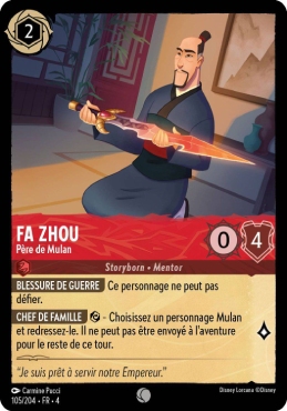 Fa Zhou - Mulan's Father