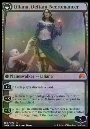 Liliana, Heretical Healer // Liliana, Defiant Necromancer