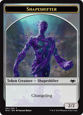 Shapeshifter (2/2, changeling) // Emblem Wrenn and Six