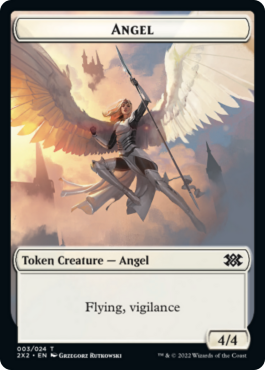 Angel (4/4, Flying, vigilance) // Drake (2/2, Flying)