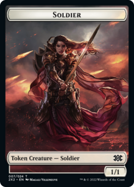 Soldier (1/1, white) // Faerie Rogue