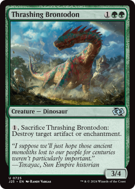 Thrashing Brontodon