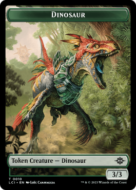 Dinosaur (3/3, green)