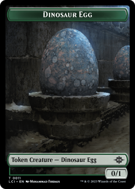 Dinosaur Egg (0/1, green)
