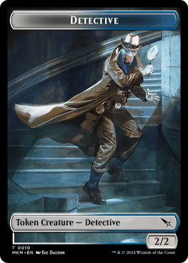 Detective (2/2, white and blue)