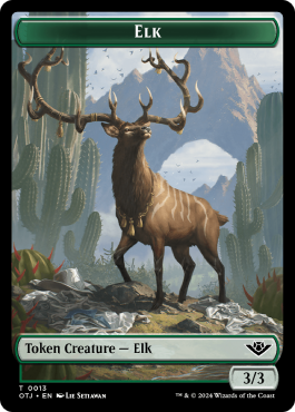 Elk (3/3, green)