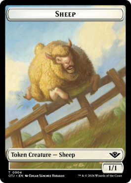 Sheep (1/1, white)