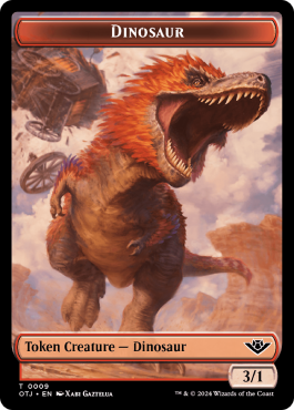 Dinosaur (3/1, red)