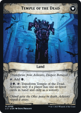 Aclazotz, Deepest Betrayal // Temple of the Dead