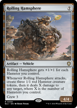 Rolling Hamsphere