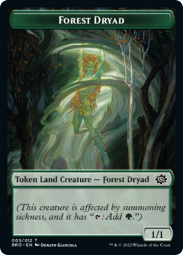 Forest Dryad (1/1, green)
