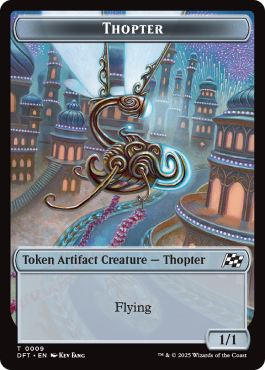 Thopter (1/1, flying, colorless) / Treasure