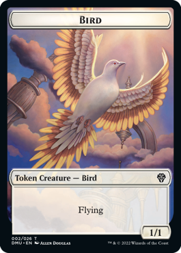 Bird (1/1, flying, white)