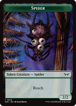 Spider (2/2, reach, green)