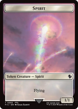 Spirit (1/1, white, flying) / Squid (1/1, blue)