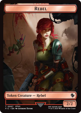 Soldier (1/1, white) / Rebel (2/2, red)