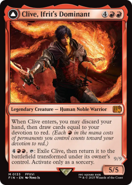 Clive, Ifrit's Dominant // Ifrit, Warden of Inferno