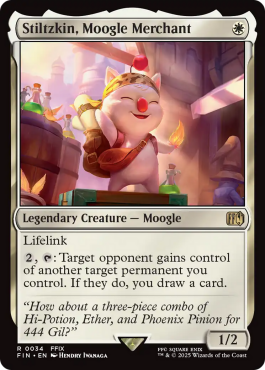 Stiltzkin, Moogle Merchant