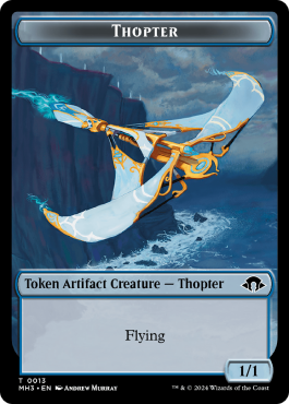 Thopter (1/1, flying, blue)