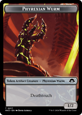 Phyrexian Wurm (1/2, Deathtouch)