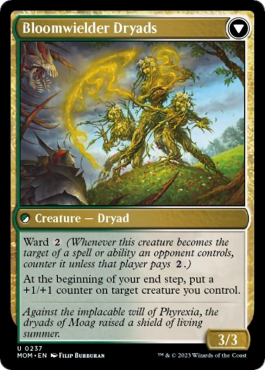 Invasion of Moag // Bloomweaver Dryads