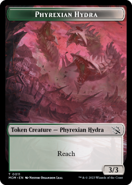 Phyrexian Hydra (3/3, reach)