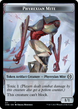Phyrexian Mite (1/1, toxic, colorless)
