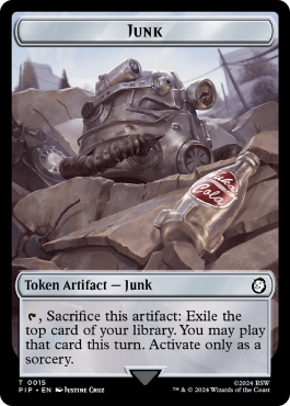 Junk // Thopter (1/1, flying, colorless)