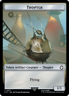 Junk // Thopter (1/1, flying, colorless)