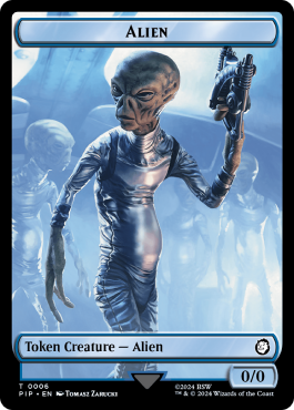 Alien (0/0, blue) // Clue