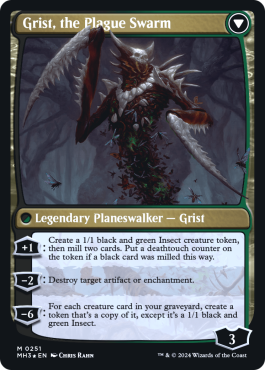 Grist, Voracious Larva // Grist, the Plague Swarm