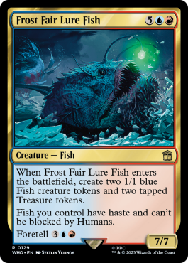 Frost Fair Lure Fish - Magic: The Gathering card - Playin by Magic Bazar