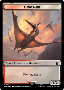 Copy // Dinosaur (2/2, flying, haste)
