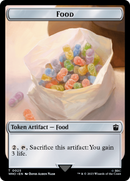 Warrior (1/1, white) // Food