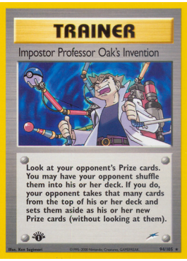Impostor Professor Oak's Invention (N4 94)