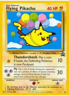 Flying Pikachu (PR 25)