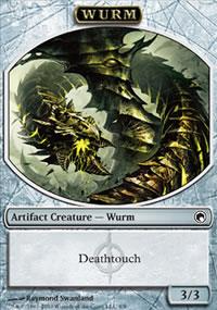 Wurm (3/3, deathtouch)