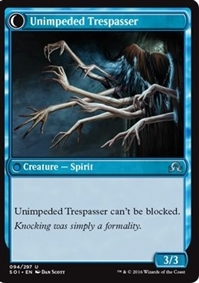 Uninvited Geist // Unimpeded Trespasser