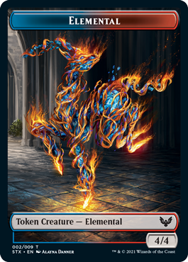 Elemental (4/4 blue and red)