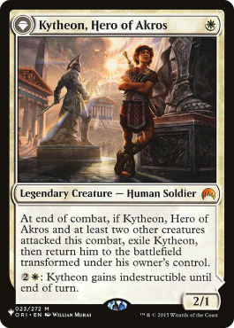 Kytheon, Hero of Akros // Gideon, Battle-Forged