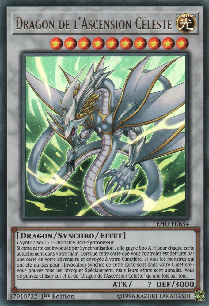 Ascension Sky Dragon - Yu-Gi-Oh! card - Playin by Magic Bazar