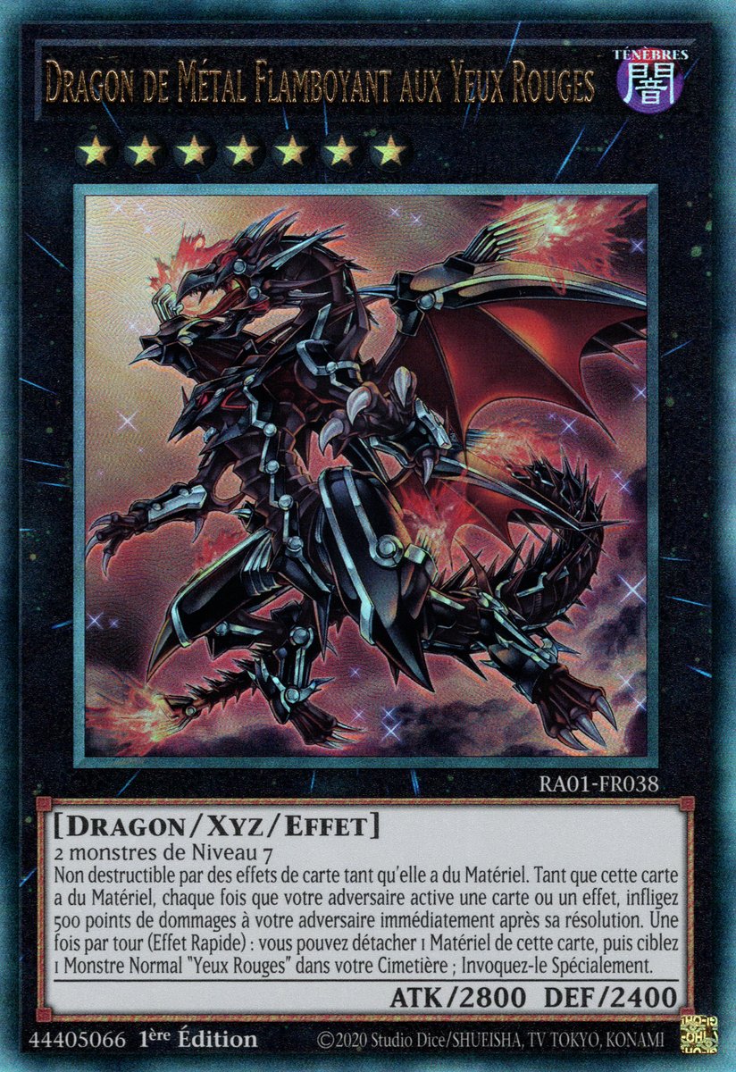 Red-Eyes Flare Metal Dragon