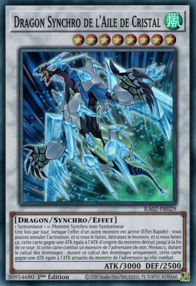 Crystal Wing Synchro Dragon