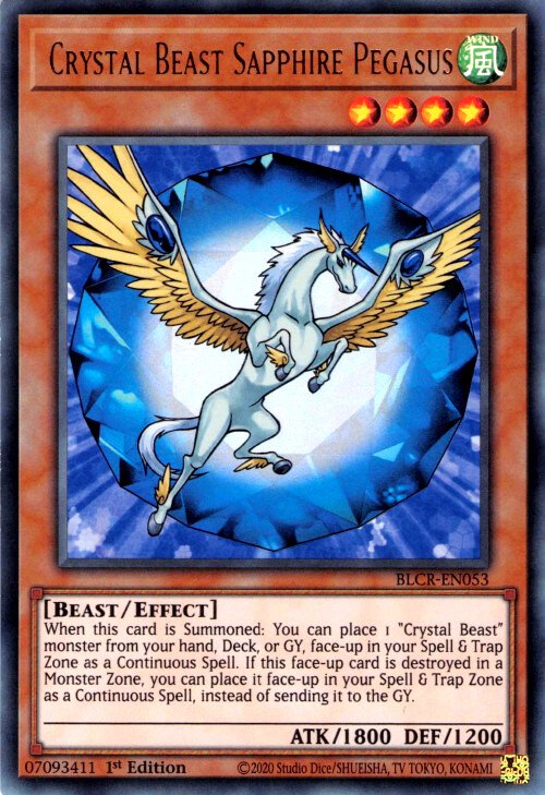 Crystal Beast Sapphire Pegasus