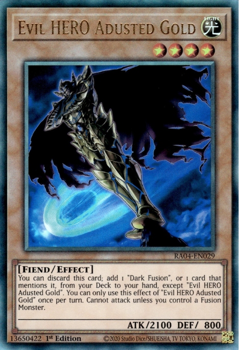 Evil HERO Adusted Gold