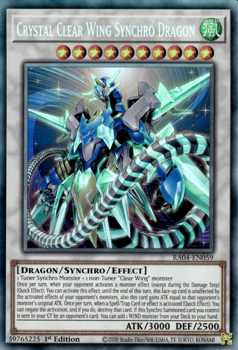 Crystal Clear Wing Synchro Dragon