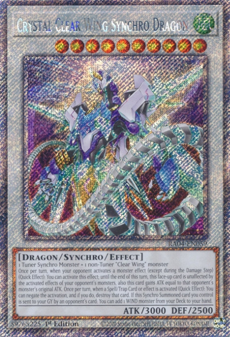 Crystal Clear Wing Synchro Dragon