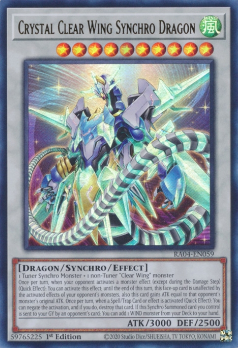 Crystal Clear Wing Synchro Dragon